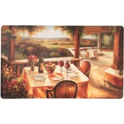 World Rug Gallery Village Restaurant Scenery Anti-fatigue Kitchen Mat -Safavieh Store GUEST be606a6e d175 4ced 8da3 ad9c391cda77