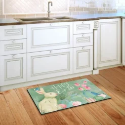 Easter Bunny And Tulips Primitive Doormat Floral 30" X 18" Briarwood Lane -Safavieh Store GUEST bf969aa6 c116 402c 93ed 14e01cdc56a3