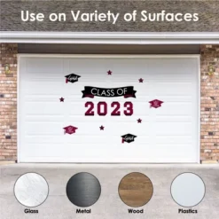 Big Dot Of Happiness Maroon Class Of 2023 Graduation Party Wall Decals Set Of 20 -Safavieh Store GUEST bfb31547 a0ea 489d 8f7f 51d1e4d844b9