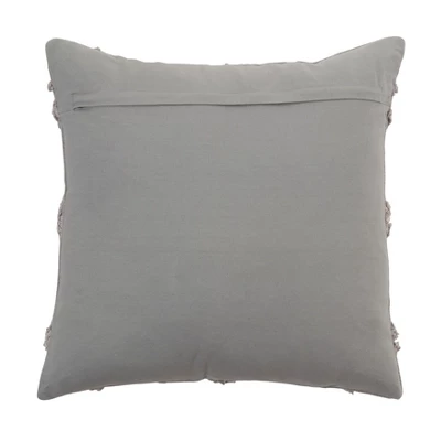 Saro Lifestyle Diamond Design Tufted Poly Filled Pillow 3 Saro Lifestyle Diamond Design Tufted Poly Filled Pillow