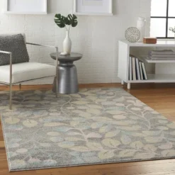 Nourison Tranquil Botanical Vine And Bloom Indoor Area Rug -Safavieh Store GUEST c14a8327 d28e 4104 bba3 fd8eb3a42a6a