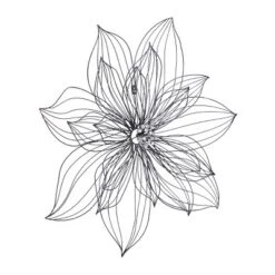 Modern Metal Floral 3D Wire Wall Decor With Crystal Embellishments Black - Olivia & May -Safavieh Store GUEST c26db69e 23f2 4f29 811b cf900b628d02