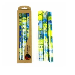 Global Crafts Unscented Hand-Painted Dinner Candles, Boxed Set Of 3 -Safavieh Store GUEST c26f6868 c511 42c8 8b57 0dbe83bdb96a