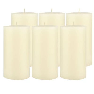 6pk Unscented Flat Top Smooth Pillar Candles Ivory - Stonebriar Collection 11 6pk Unscented Flat Top Smooth Pillar Candles Ivory - Stonebriar Collection - Image 9