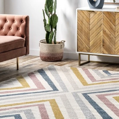 NuLOOM Neveah Contemporary Chevron Area Rug 10 NuLOOM Neveah Contemporary Chevron Area Rug - Image 8