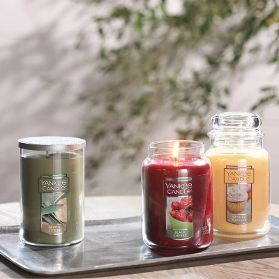 'Black Cherry' 22oz Large Jar - Yankee Candle 4 'Black Cherry' 22oz Large Jar - Yankee Candle - Image 2