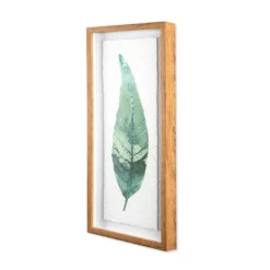 (Set Of 3) 28"x12" Framed Leaves Decorative Wall Art White - Threshold™ -Safavieh Store GUEST c5e9b8e6 0d03 4546 a2ff 5780b3b021fd
