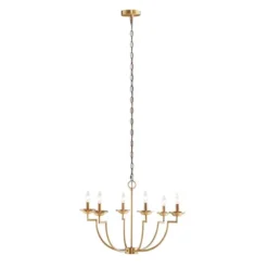 Savor Candelabra Styled Chandelier Gold - Hampton Hill -Safavieh Store GUEST c6501cc1 6aff 481e b691 f731bee19a45