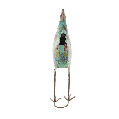 17" X 10" Eclectic Metal Birds Garden Sculpture - Olivia & May 9 17" X 10" Eclectic Metal Birds Garden Sculpture - Olivia & May - Image 7