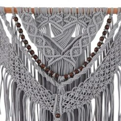 Cotton Macrame Handmade Intricately Weaved Wall Decor With Beaded Fringe Tassels - Olivia & May -Safavieh Store GUEST c7e5ca39 feb7 45a5 85aa 08f231fb605b