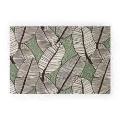 Alisa Galitsyna Tropical Banana Leaves Pattern Welcome Mat - Society6 -Safavieh Store GUEST c7f22767 8b29 4f56 9c31 b357722a8ee1