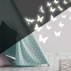 Butterflies And Dragonflies Glow In The Dark Wall Decal White - RoomMates -Safavieh Store GUEST c87cadcd bfd3 485b 89a9 6669c87c16ff