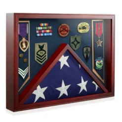 Reminded Military Shadow Box Display Case For Medals & Burial Flag - Solid Wood Cabinet With Velvet Insert 19 Reminded Military Shadow Box Display Case For Medals & Burial Flag - Solid Wood Cabinet With Velvet Insert -Safavieh Store GUEST c8d9fb97 a50c 4db8 901f 5bfb7954676a