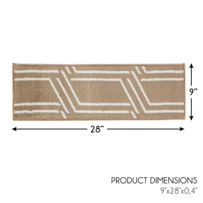 Sussexhome Modern Collection Non-Slip Carpet Stair Treads For Wooden Steps, 9" X 28" 7 Sussexhome Modern Collection Non-Slip Carpet Stair Treads For Wooden Steps, 9" X 28" - Image 5
