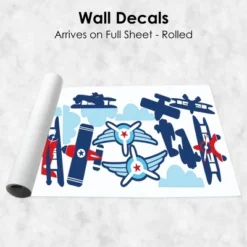 Big Dot Of Happiness Taking Flight - Airplane - Peel And Stick Nursery And Kids Room Vinyl Wall Art Stickers - Wall Decals - Set Of 20 -Safavieh Store GUEST c91860d6 af55 42e5 8556 aa96b7d553d4