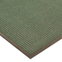 Hunter Green Solid Doormat - (3'x5') - HomeTrax -Safavieh Store GUEST c9bffee9 18c4 4703 97a4 c579261c4483