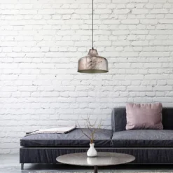 11" Bela Silver Metal Bowl Shaped Pendant Ceiling Light - River Of Goods -Safavieh Store GUEST cc816988 2a0d 4e49 9cf0 2734fb035cb5