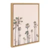 18" X 24" Sylvie Palm Tree Paradise Framed Canvas Wall Art By Caroline Pink/Mint - Kate And Laurel -Safavieh Store GUEST ccf635a2 e7a6 43bd 8d8b 75a75a13be52