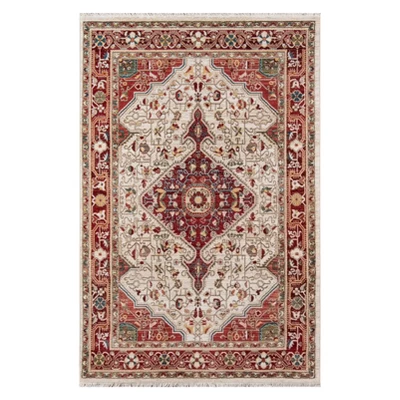 Lenox Marilla Medallion Loomed Accent Rug - Momeni 8 Lenox Marilla Medallion Loomed Accent Rug - Momeni - Image 6