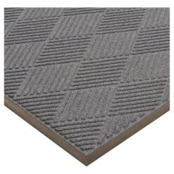 Blue Solid Doormat - (2'x3') - HomeTrax -Safavieh Store GUEST cfd34cf9 ab0f 4470 91f1 757448914742