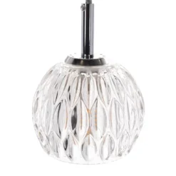 Lanson Pendant Chrome/Clear - Safavieh -Safavieh Store GUEST d01c0318 cd28 47ea 958c a72c1866fb4d