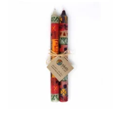 Global Crafts Unscented Hand-Painted Dinner Candles, Set Of 2 -Safavieh Store GUEST d0fb4363 5a93 4937 ab92 a1c0a46b84f6