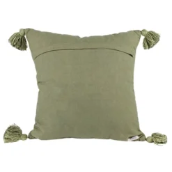 Green Plaid 18X18 Hand Woven Filled Pillow - Foreside Home & Garden 7 Green Plaid 18X18 Hand Woven Filled Pillow - Foreside Home & Garden -Safavieh Store GUEST d1046de4 0362 4f35 a1c1 38d06c226561