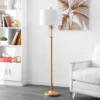 Elza Floor Lamp - Gold Leaf/Clear - Safavieh -Safavieh Store GUEST d165e37f 0f75 45d6 ae85 bdf784eaaa95