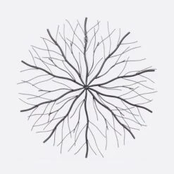 Set Of 3 Metal Starburst Wall Decors With Branch Inspired Design Black - Olivia & May -Safavieh Store GUEST d1a0a264 0b38 46e3 87d9 d16fa6b79ca6