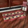 Park Designs Welcome Americana Doormat - Red 1'6''x2'6'' -Safavieh Store GUEST d369db29 c6e4 446c 8758 c6486fcb8241