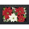 Briarwood Lane Festive Poinsettias Christmas Doormat Floral Holiday Indoor Outdoor 30" X 18" -Safavieh Store GUEST d47c0798 3c6b 441d 86fb 56116781273d