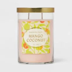 Glass Jar Mango Coconut Candle - Opalhouse™ -Safavieh Store GUEST d5df7935 c4d2 412c 8399 c3cca94db9a0
