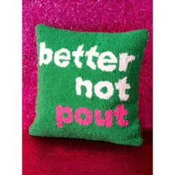 Shiraleah "Better Not Pout" Pillow -Safavieh Store GUEST d895056d 497f 4c12 9d2f 7883fba773d9
