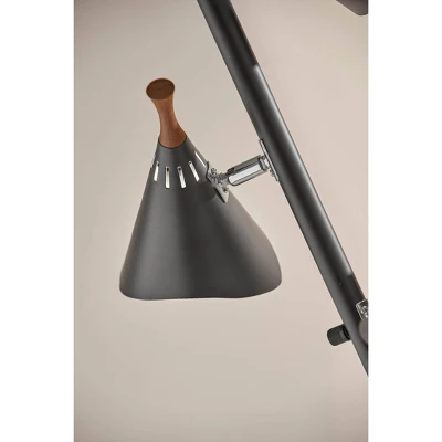 68" Draper Collection 3-Arm Tree Lamp Black - Adesso 4 68" Draper Collection 3-Arm Tree Lamp Black - Adesso - Image 2
