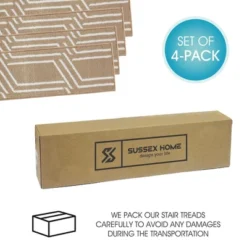 Sussexhome Modern Collection Non-Slip Carpet Stair Treads For Wooden Steps, 9" X 28" 13 Sussexhome Modern Collection Non-Slip Carpet Stair Treads For Wooden Steps, 9" X 28" -Safavieh Store GUEST e1e5ce67 8c11 41e1 bac1 5011240eb707