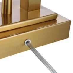 Possini Euro Design Possini Euro Deacon Brass Gooseneck Lamps With USB Port And Outlet Set Of 2 -Safavieh Store GUEST e24e6b82 39cc 40bb 88f5 24326ff00335