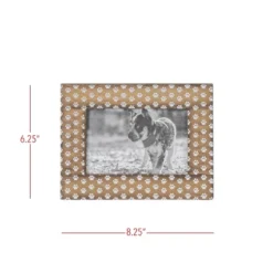 4x6 Inch Pawprints Picture Frame Wood, MDF & Glass By Foreside Home & Garden -Safavieh Store GUEST e3f59421 a7e8 4ba1 9580 44da6455e71e