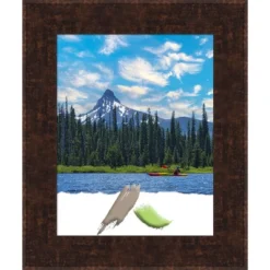 Amanti Art William Mottled Bronze Narrow Picture Frame -Safavieh Store GUEST e4a1d954 1da1 4173 8438 e577a6a04cca