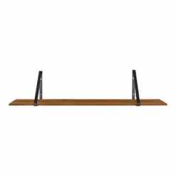 38" Soloman Wooden Shelf With Metal Brackets - Kate & Laurel All Things Decor 12 38" Soloman Wooden Shelf With Metal Brackets - Kate & Laurel All Things Decor -Safavieh Store GUEST e4e66f2c 8712 4df1 a7d0 dc9e80fcca03