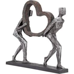 Dahlia Studios The Weight Of Love 12" High Figurines And Heart Sculpture -Safavieh Store GUEST e6310a4c bcbd 428e a21a 2082b077fb53