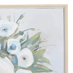 Canvas Floral Bouquet Framed Wall Art With Tan Frame Multi Colored - Olivia & May -Safavieh Store GUEST e7466199 c147 476f 977c 802d12aa04fd