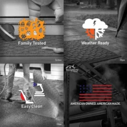 3' Aqua Shield Pine Tree Skirt Round Mat Evergreen - Bungalow Flooring -Safavieh Store GUEST e76cc85e ad2a 460b af82 07a73da27001