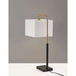 Flora Antique Brass Table Lamp Black - Adesso -Safavieh Store GUEST e88d5f7a 91c9 440a b540 5365cdbd9a65