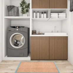 World Rug Gallery Natural Border Anti-Fatigue Standing Mat -Safavieh Store GUEST e9a8c809 b075 45e4 8952 422840321972