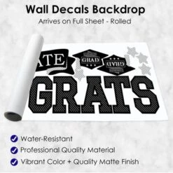 Big Dot Of Happiness Graduation Cheers Party Photo Backdrop - Wall Decals -Safavieh Store GUEST eafd7743 60e1 400f 9de4 602363eb7a70