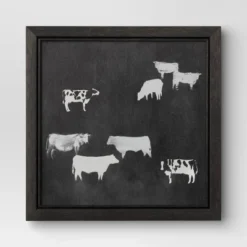 (Set Of 2) 12" X 12" Cow Collection II Framed Wall Canvases - Threshold™ -Safavieh Store GUEST eba1d89c 78cc 4c5b 8c67 3a03cc2b6c22