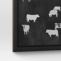 (Set Of 2) 12" X 12" Cow Collection II Framed Wall Canvases - Threshold™ -Safavieh Store GUEST ed6cea91 4424 4805 8aee 4c4271b75676