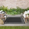 Nourison Essentials Bordered Indoor Outdoor Rug -Safavieh Store GUEST edd985fe 9a6f 49c5 8c7a df69cbca5456