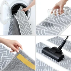 SussexHome Tetra One Design Cotton Anti-Slip Stair Treads, 9” X 28“ -Safavieh Store GUEST eed3730e a6d1 4597 a6e7 4c691e6bbfdd 1