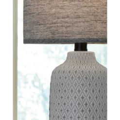 Donnford Ceramic Table Lamp Gray - Signature Design By Ashley -Safavieh Store GUEST eef373ff b909 435a bba8 5915cce54e16